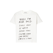 Bershka Majica črna/off-bela