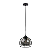 Luster na sajli SOLO BLACK 1xE27/60W/230V