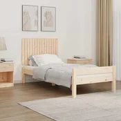 vidaXL vidaXL Stensko posteljno vzglavje 95,5x3x60 cm trdna borovina, (20724412)