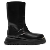 Gležnarji Love Moschino ženski, črna barva, JA24134G1LIA0000