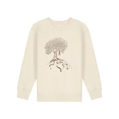 Life-Tree Majica Kids Unisex Hanging On naravno bela