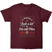 Michael Bublé Into Him Majica s kratkimi rokavi Maroon Red M