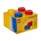 LEGO kocka za shranjevanje BRICK 3/1 (ROOM40140001), multi-pack