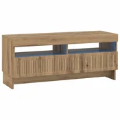 vidaXL LED TV omarica Artisan hrast Inženirski les