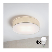 Brilagi - LED plafonsko svetlo SIRIJA 4xE27/60W/230V precnik 60 cm krem boje