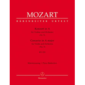 MOZART:VIOLIN CONCERTO NO.5 KV 219 FULL SCORE