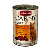 Animonda Cat Carny Adult, govedina, piletina i pacje srce 24 x 200 g (83706)