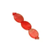 Sedefna perla oval 13*18 mm crvena pakovanje