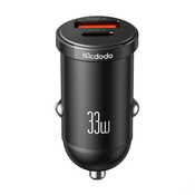 Mcdodo Mcdodo Močan Hiter Avtomobilski Polnilec Za Telefon 2X Usb Usb-C 33W Vodil