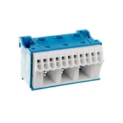 63A QC modra priključna letev 14 priključkov 33x60x34mm KN14N