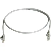 Telegärtner RJ45 omrežni priključni kabel CAT 6 U/UTP 10 m sive barve z zaščito pred gorenjem, brez halogena Telegärtner