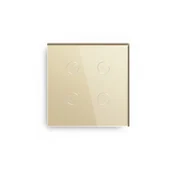 Exeshop Wi-Fi pametni prekidac 4G TUYA Zlatni (WIFI TOUCH SWITCH)