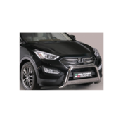 Misutonida Bull Bar O63mm inox srebrni za Hyundai Santa Fe 2012+ s EU certifikatom