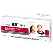 Tombow Marker alkohol ABT PRO Dual Brush 12P-6 Portrait set (12)