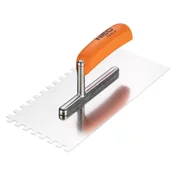 Gladilnik z zobmi, 270 x 128 mm, zobje 8 x 8 x 8 mm, lesen ročaj 50-163
