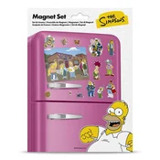 Set die-cut magneta The Simpsons Citizens, 3 arka 14,5 × 21 cm