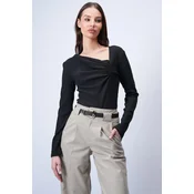 Trend Alacati Stili Ženska bluza Alc-X14967, Crna