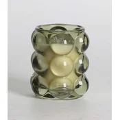 Homestar Dišeča sveča v steklu NATURE GREEN H9,2cm
