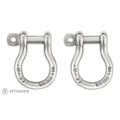 Petzl SHACKLES za pasove ASTRO kovinske zaponke 2 kom