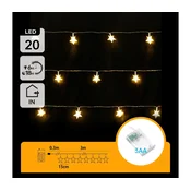 Aigostar - LED lanac 20xLED/3xAA 3,3m zvezdice