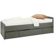 KREVET DIRK II 90/200 cm , antracit