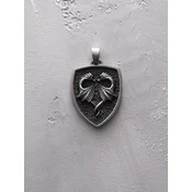 REYTEL Obeski DRAGONS HEART srebrna