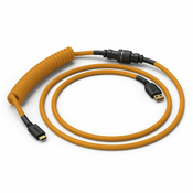 Glorious Coiled Cable Glorious Gold, USB-C auf USB-A Spiralkabel - 1,37m, gold GLO-CBL-COIL-GG