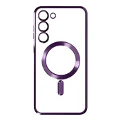 Silikonska maska Magsafe za Samsung S25 Plus/ lila