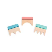 BS Toys Lesena orodja za pesek - ustvarite vzorce - 3 kosi