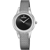 Festina Ženski analogni sat, Crno-srebrne boje