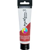Daler Rowney System3 Akrilna barva Cadmium Scarlet Hue 150 ml 1 kos