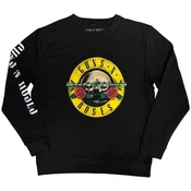 Guns N Roses Classic Logo (Sleeve Print) Black M Kapuco