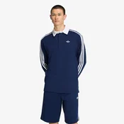 Majice adidas 3-Stripes Rugby Longsleeve Polo Night Indigo L