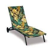 Blazina za ležalnik na plaži - prevleka na zadrgo - 55x195 cm - Monstera