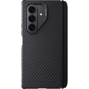 Nillkin Synthetic Fiber PRO magnetni zadnji pokrov z držalom za pisalo za Samsung Galaxy Z Fold 7 črni