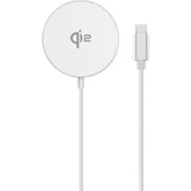 eSTUFF QI2 15W magnetni brezžični polnilec s kablom USB-C