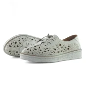 Mona Shoes Ženske patike, Kožne, Bele