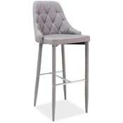 eoshop Bar oblazinjen stol TRIX H-1 siva