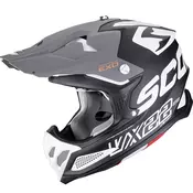 Scorpion VX-22 Air Updown motocross kaciga crno-bijelo-siva