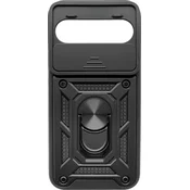mobilNET plastičen ovitek za Google Pixel 9/9 Pro, črn (Cam)