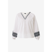 Mexx Ženska bluza sa vezom, Bela