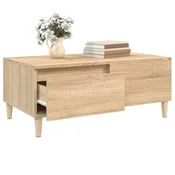 Stolic za kavu boja hrasta 90x50x36,5 cm konstruirano drvo