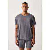 HUGO loungewear kratka majica moška z bombažem Laze T-Shirt