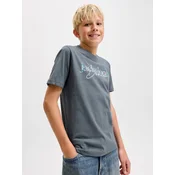 Jack & Jones Junior Majica JJTOM svetlo modra / siva / bela