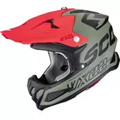 Scorpion VX-22 Air Updown motocross kaciga mat zeleno-crno-crvena
