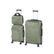 TraveLux Pro XIX set kofer s kotačima, maslinasto zeleni