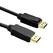 VALUE Value DisplayPort priključni kabel DisplayPort  vtič\, DisplayPort  vtič 2.00 m črna 11.99.5811 zaščiten DisplayPort kabel, (20421011)