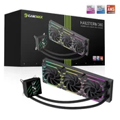 Gamemax HAILSTORM 360 LCD BK hladilnik za CPU - črn