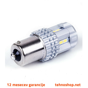 ŽARNICA CN LED Ba15S P21W 12V 12 LED 6500K