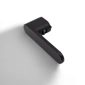Okovje za vrata COBRA OMEGA-S EASY LOCK (črno), klika-klika, Zaklepanje na ročaju, ČRNA KOBRA